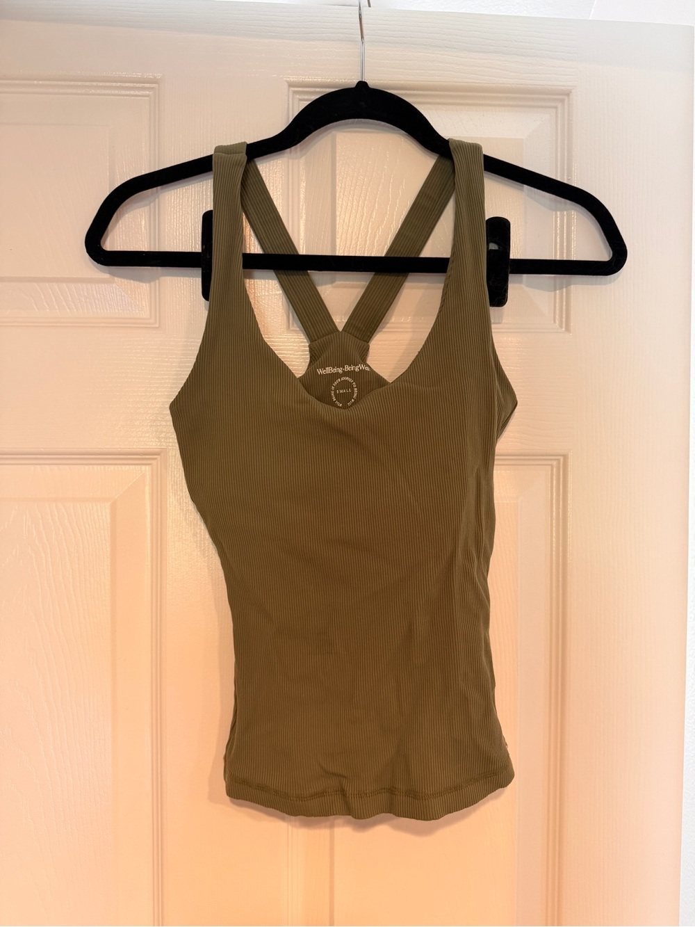 Well Being and Being Well Ribbed Tank